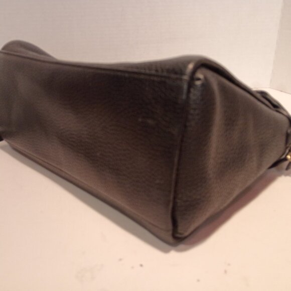 KATE SPADE NY Holden Street "Leslie" Black Pebbled Leather 2-way Bag - Picture 12 of 14